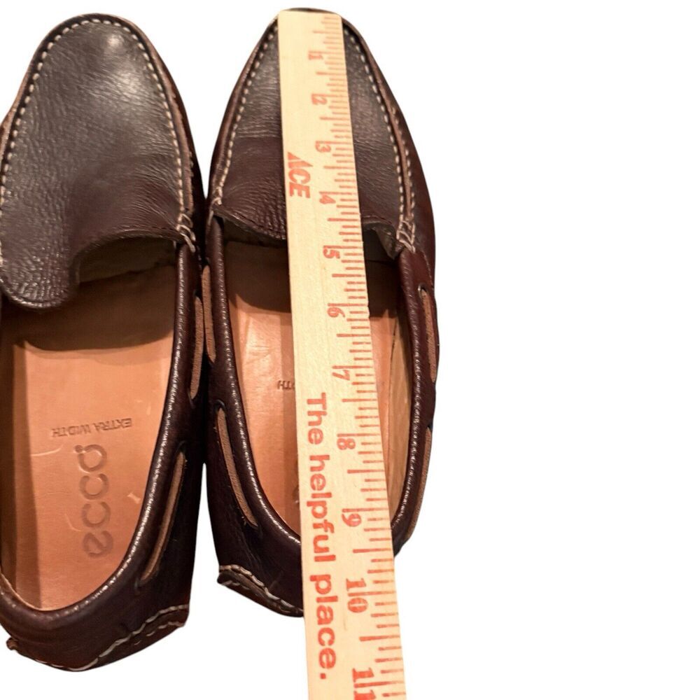 Ecco Sz 8.5 Extra Width Loafer Slip On Business‎ Preppy Classic - Picture 6 of 11